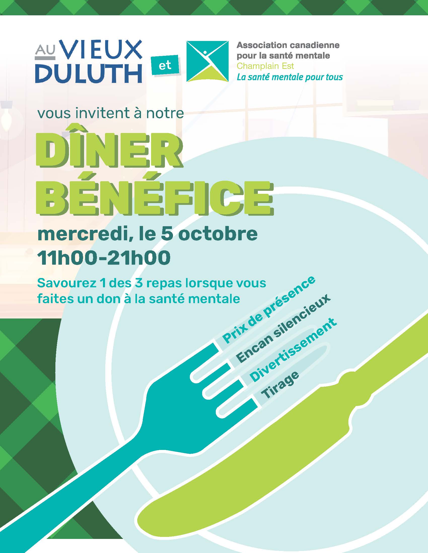 Poster Dinner Fundraiser AVDL 22 FR